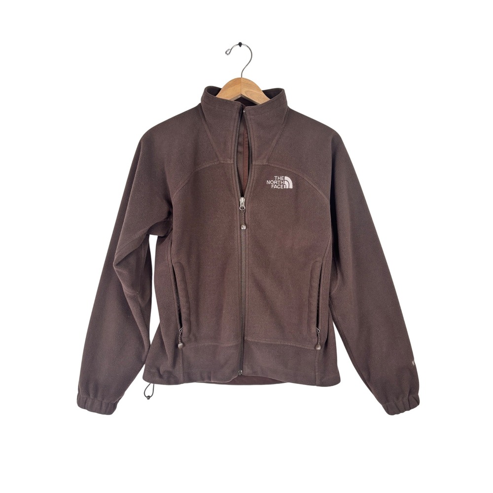 The North Face TKA 100 Fleece Jacket Small Brown Full Zip Outdoor Gorpcore